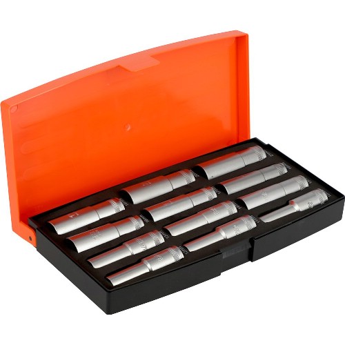 Hylssats 1/2" 6-kant mm 12-delar BAHCO S1612L