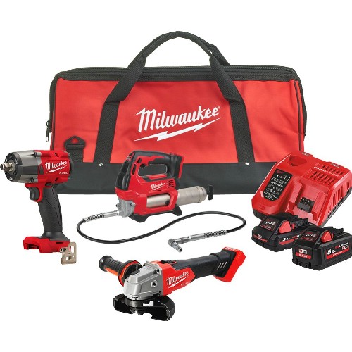 Kombipaket MILWAUKEE M18 FPP3SED-532B 18 V