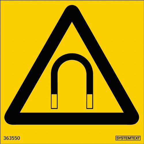 Skylt kraftigt magnetfält