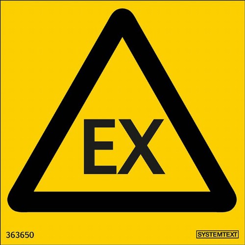 Skylt explosiv atmosfär
