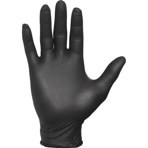 Engångshandske WORKSAFE Classic Black nitril puderfri