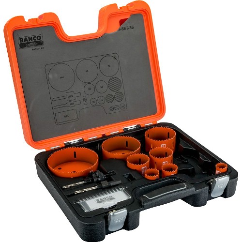 Hålsågsats BAHCO 3834-SET-86 12 delar